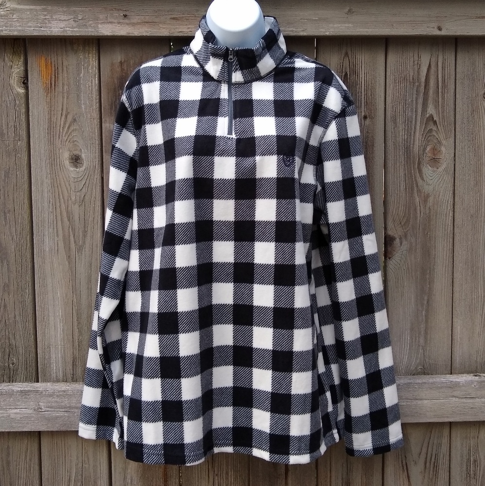 Chaps 1/4 Zip Fleece Pullover